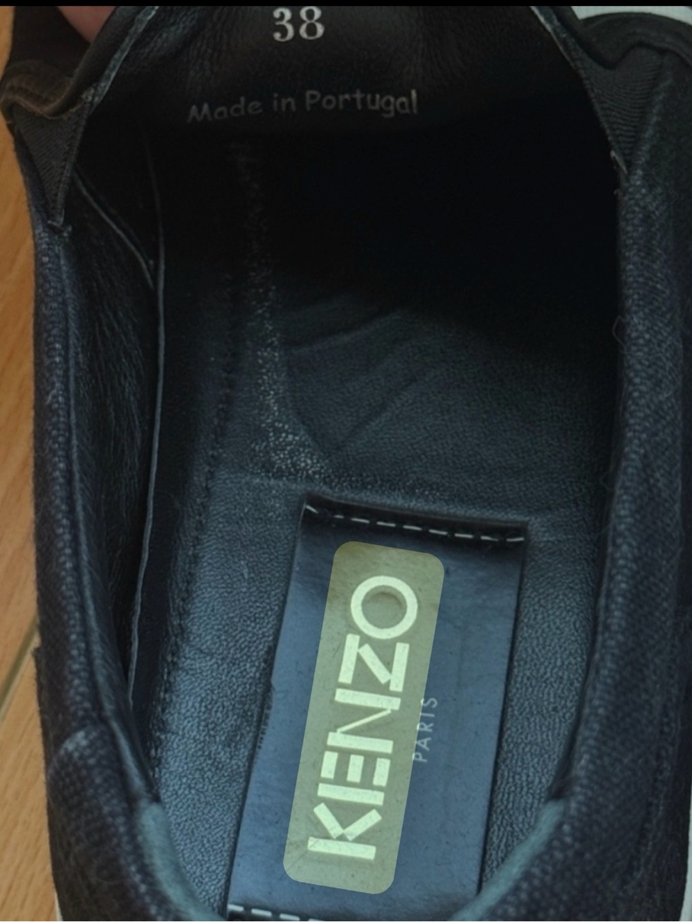 Kenzo Black Slip On Loafers - Size 38 - Picture 3 of 5
